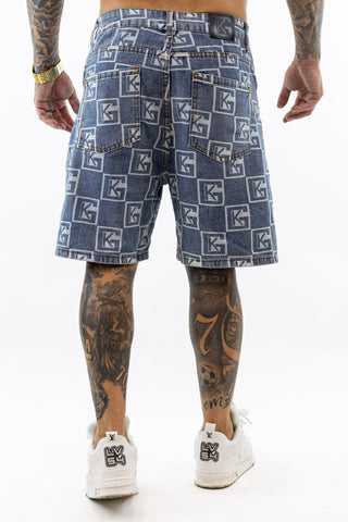 Light Blue Clone Denim Shorts Gianni Kavanagh