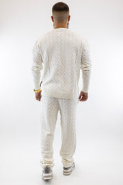 Conjunto Branco Snug Knit Gianni Kavanagh