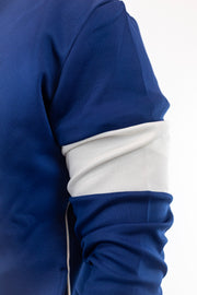 Fato Treino Completo Azul e Branco Sik Silk