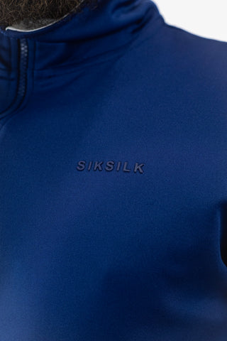 Fato Treino Completo Azul e Branco Sik Silk