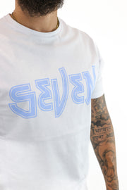 Seven T-Shirt white blue