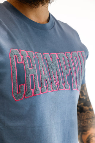 T-Shirt Azul Champion