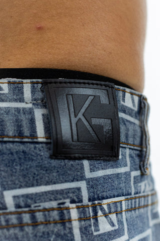 Light Blue Clone Denim Shorts Gianni Kavanagh