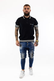 Polo Malha Preto Gianni Kavanagh