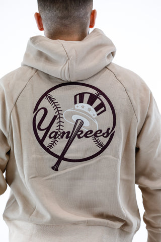 Sweat Yankees Capuz Bege Champion