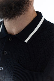 Polo Malha Preto Gianni Kavanagh