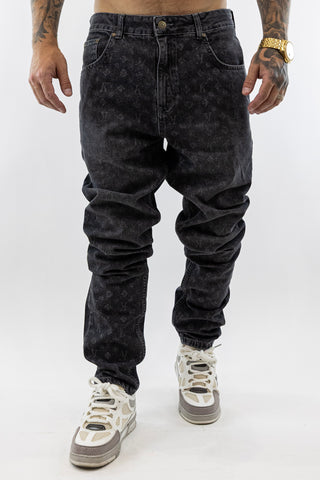 Calça Cinzenta Logomania Gianni Kavanagh