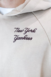 Sweat Yankees Capuz Bege Champion