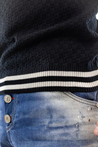 Polo Malha Preto Gianni Kavanagh