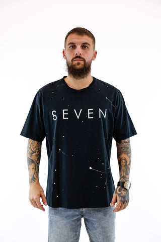 T-shirt Seven Painted - Black