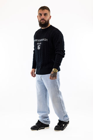 Camisola De Malha Preta Atelier Gianni Kavanagh