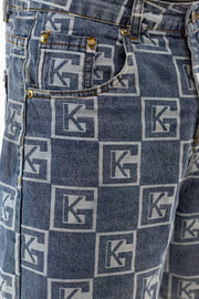 Light Blue Clone Denim Shorts Gianni Kavanagh