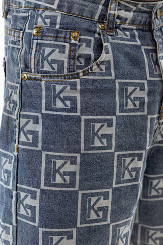 Light Blue Clone Denim Shorts Gianni Kavanagh