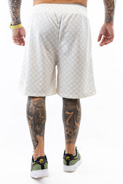 Beige Checkers Shorts Gianni Kavanagh