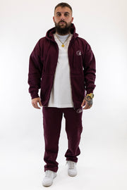 Fato Treino Completo Essentials Bordeaux Sik Silk