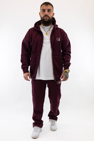 Fato Treino Completo Essentials Bordeaux Sik Silk