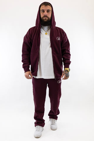 Fato Treino Completo Essentials Bordeaux Sik Silk