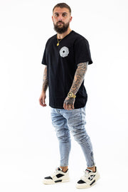 T-shirt Preta Rotate Gianni Kavanagh