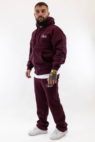 Fato Treino Completo Essentials Bordeaux Sik Silk