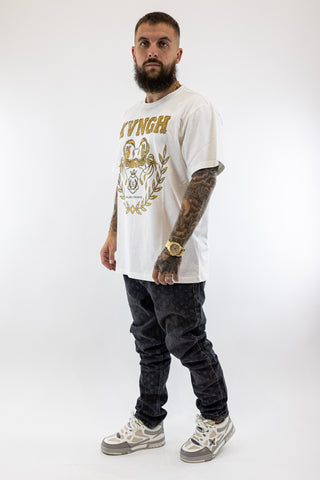 T-Shirt Oversized Branca Phoenix Gianni Kavanagh