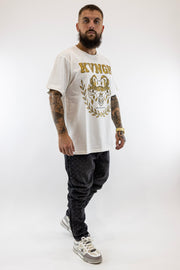 T-Shirt Oversized Branca Phoenix Gianni Kavanagh