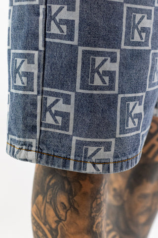 Light Blue Clone Denim Shorts Gianni Kavanagh