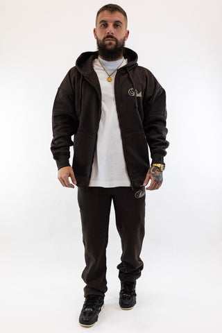 Fato Treino Completo Essentials Castanho Sik Silk