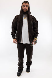 Fato Treino Completo Essentials Castanho Sik Silk