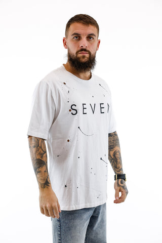 T-shirt Seven Painted - White