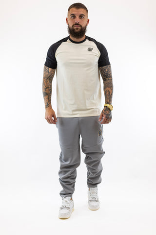 Tech T-Shirt Ecru Black Sik Silk