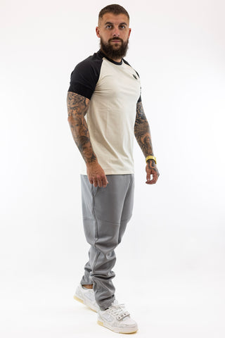 Tech T-Shirt Ecru Black Sik Silk