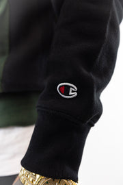 Fato Treino Completo Preto e Verde Champion