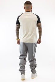 Tech T-Shirt Ecru Black Sik Silk