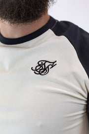 Tech T-Shirt Ecru Black Sik Silk