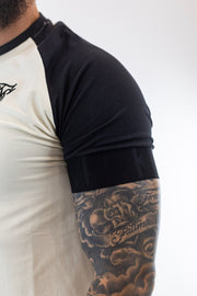 Tech T-Shirt Ecru Black Sik Silk