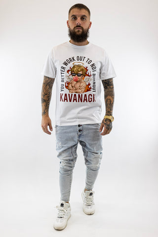 T-Shirt Branca Work Out Gianni Kavanagh