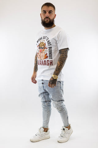 T-Shirt Branca Work Out Gianni Kavanagh