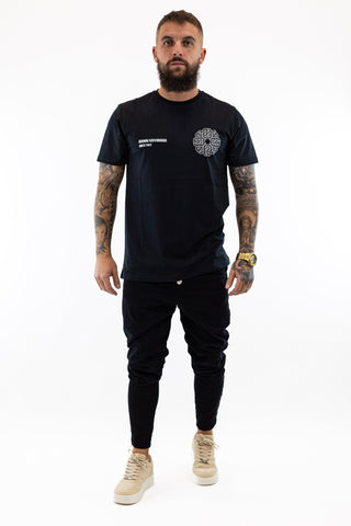 T-Shirt Structure Preta Gianni Kavanagh