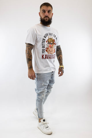 T-Shirt Branca Work Out Gianni Kavanagh