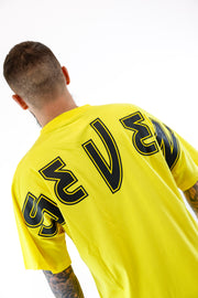 T-shirt Seven Sleveless - Yellow & Black