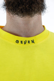 T-shirt Seven Sleveless - Yellow & Black