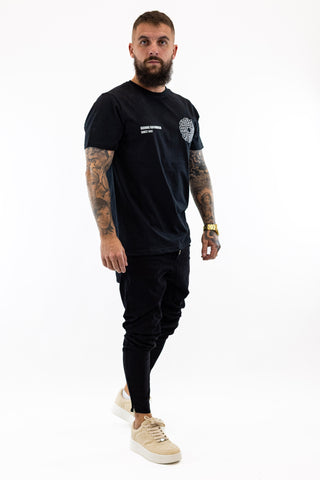 T-Shirt Structure Preta Gianni Kavanagh