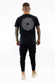 T-Shirt Structure Preta Gianni Kavanagh