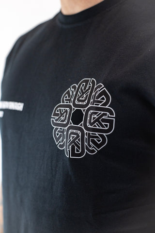 T-Shirt Structure Preta Gianni Kavanagh