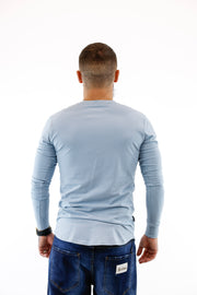 Camisola Licra Azul Gym King