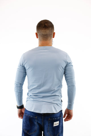 Camisola Licra Azul Gym King