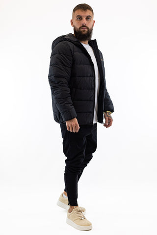 Bomber Preto e Dourado Champion