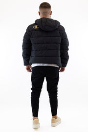 Bomber Preto e Dourado Champion