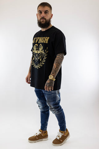 T-Shirt Oversized Preta Phoenix Gianni Kavanagh