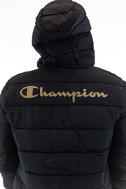 Bomber Preto e Dourado Champion